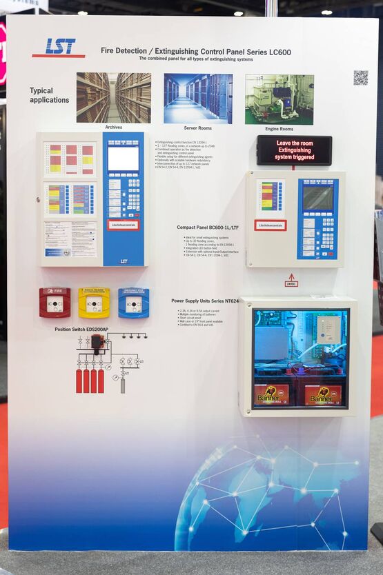 Extinguishing Control Panels Series LC600