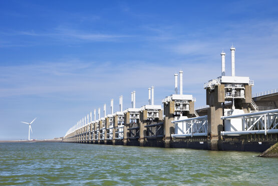 Oosterschelde Sturmflutwehranlage, Niederlande