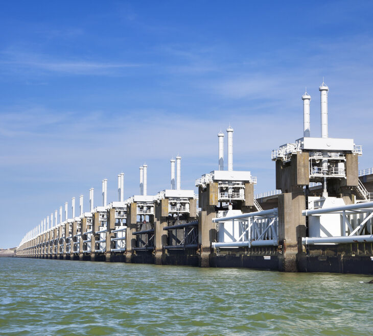 Oosterschelde Sturmflutwehranlage, Niederlande