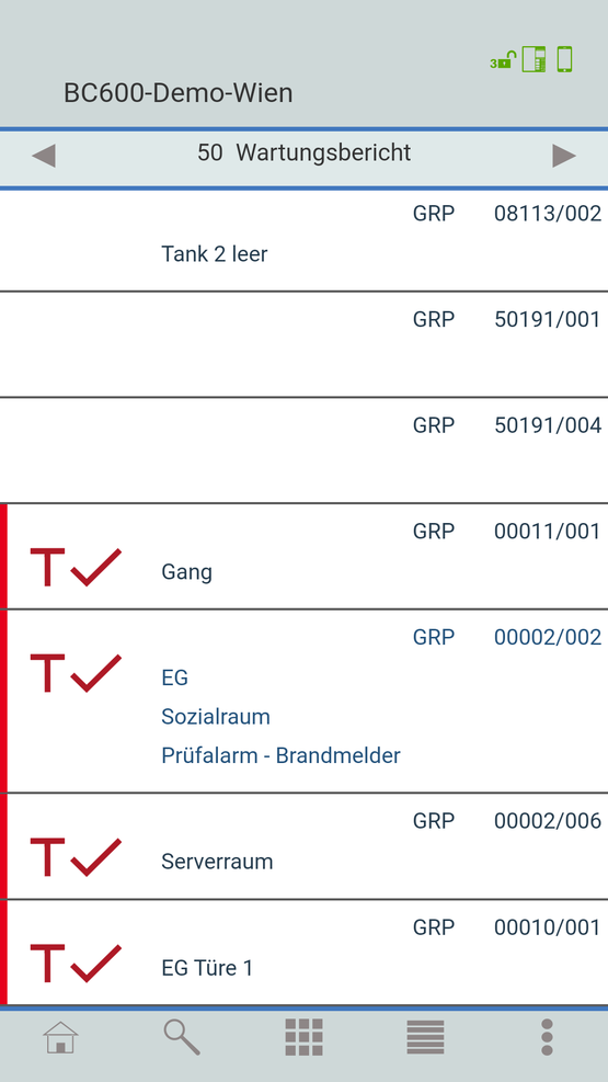 REACT - Wartungsbericht